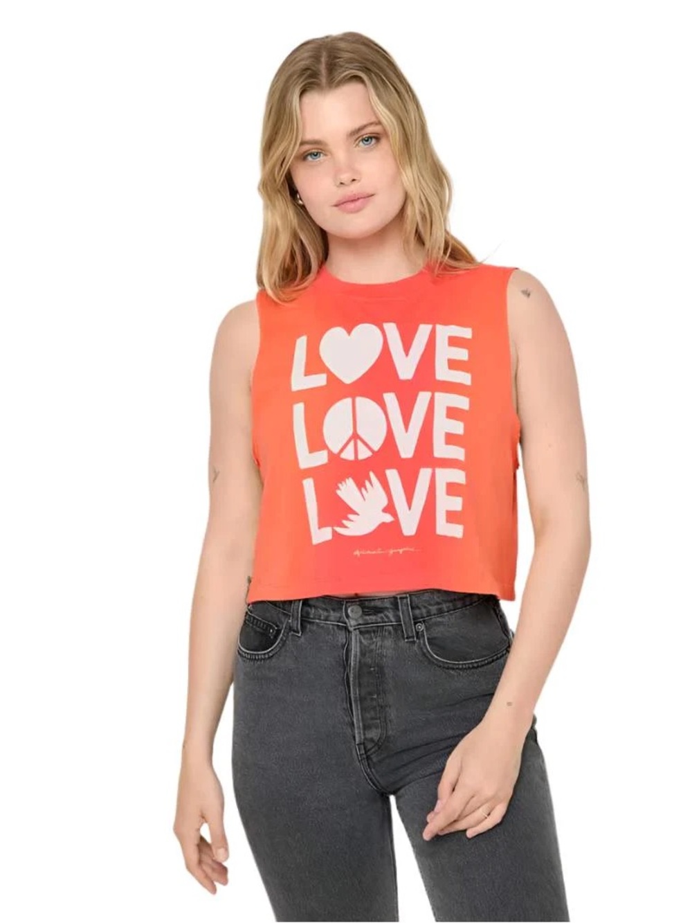 Spiritual Gangster Love Shine Callie Crop Tank
